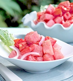 görögdinnye paradicsom saláta